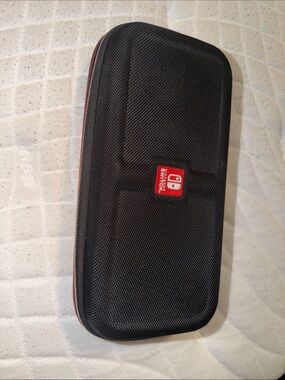 Nintendo Black Carrying Case with Red Trim